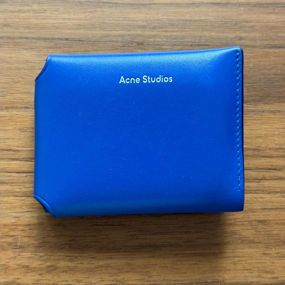 Acne Studios Trifold Leather Wallet